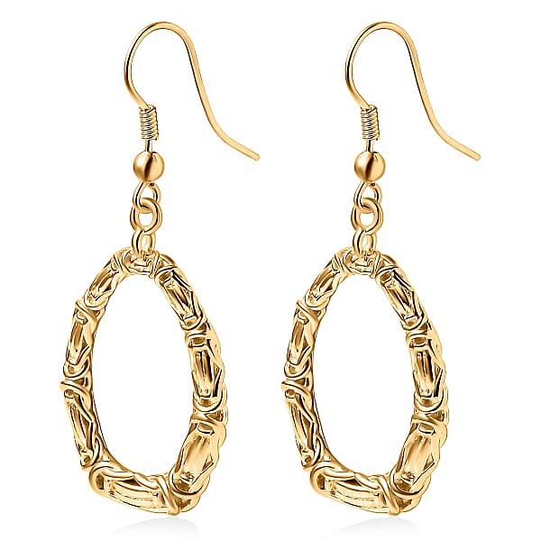 EverTrue Bronzella Collection Fancy Earrings 18K Yellow Gold Plated Bronze