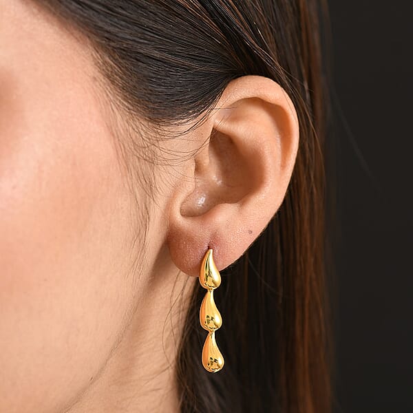 EverTrue Bronzella Collection Fancy Earrings In 18K YG Plated Bronze