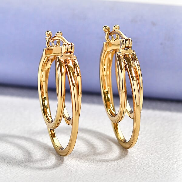 EverTrue Bronzella Collection Fancy Earrings In 18K YG Plated Bronze