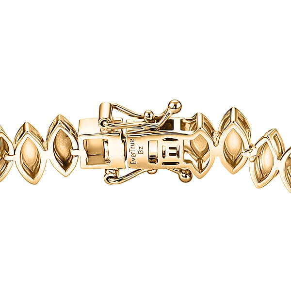 EverTrue Bronzella Collection Golden Rhythm Bracelet In 18K Yellow Gold Plated Bronze (6.50 In)