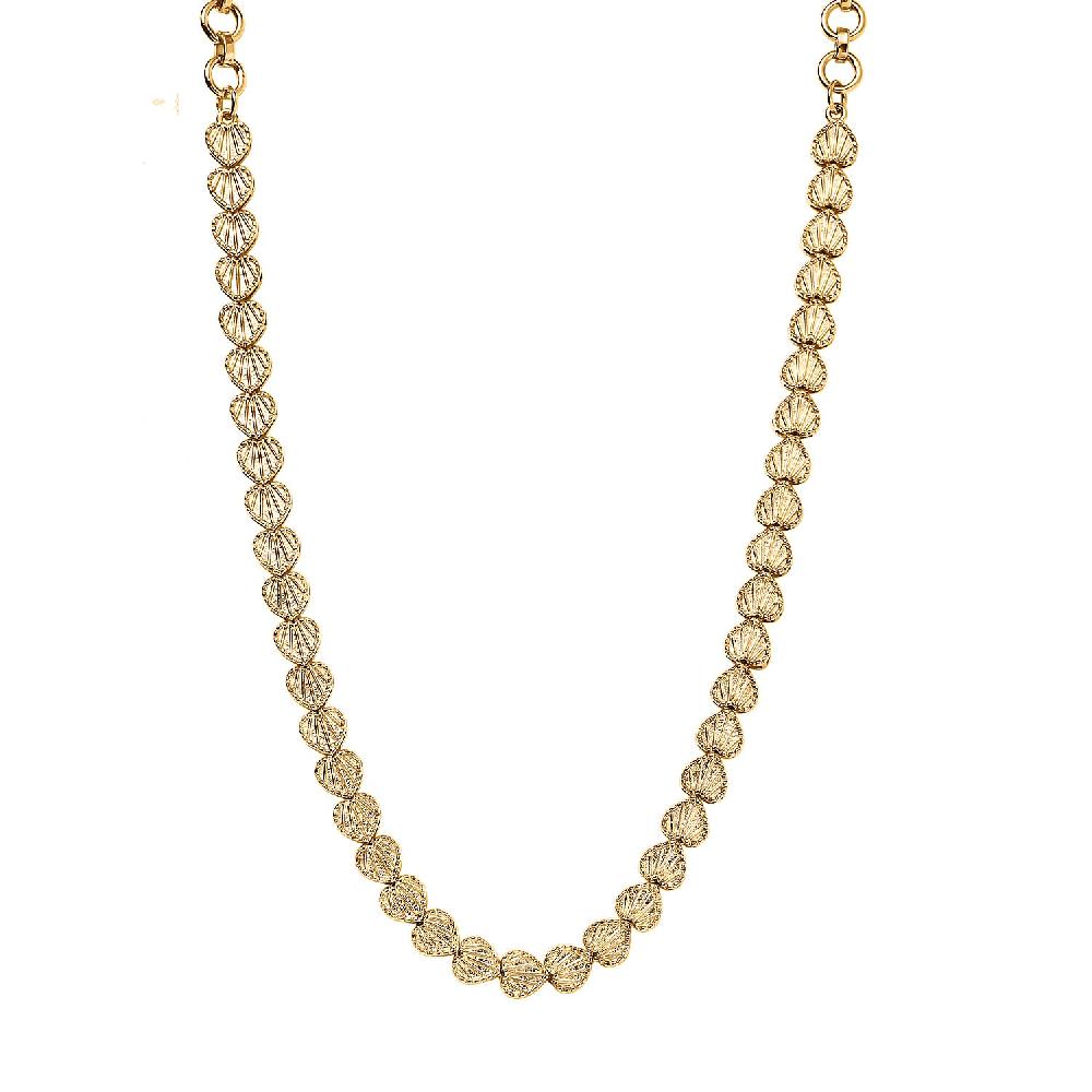 EverTrue Bronzella Collection Link Necklace in 18K YG Plated Bronze 18-20 Inches