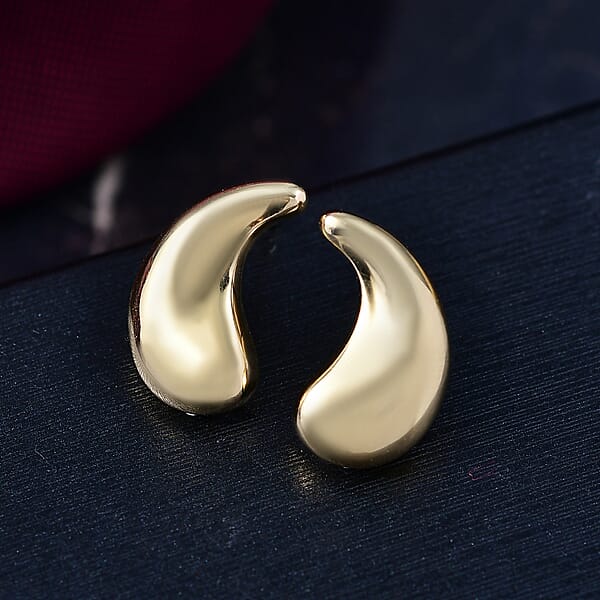 EverTrue Bronzella Collection Rain Drop Earrings In 18K YG Plated Bronze