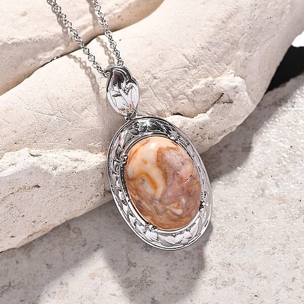EverTrue Cherry Creek Pendant Necklace In Stainless Steel 16.10 Ctw (20 Inches)