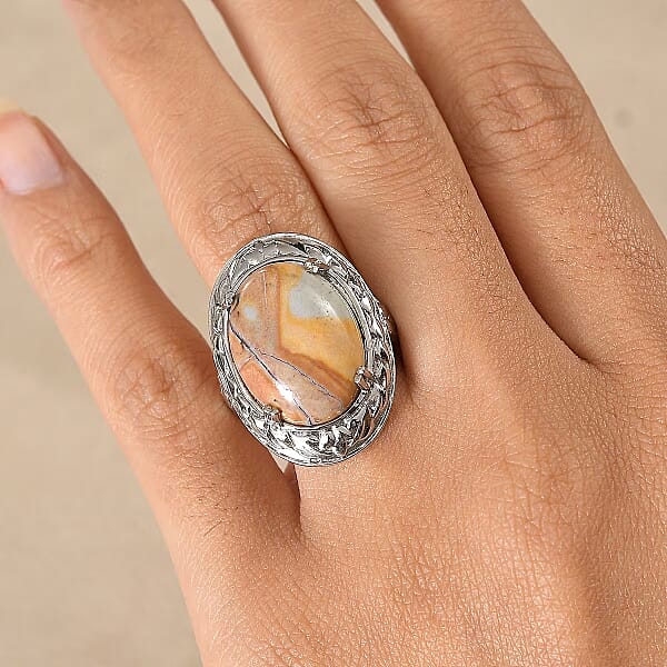 EverTrue Cherry Creek Solitaire Ring In Stainless Steel 16.10 Ctw