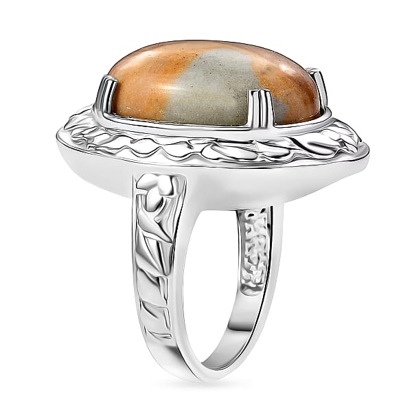 EverTrue Cherry Creek Solitaire Ring In Stainless Steel 16.10 Ctw