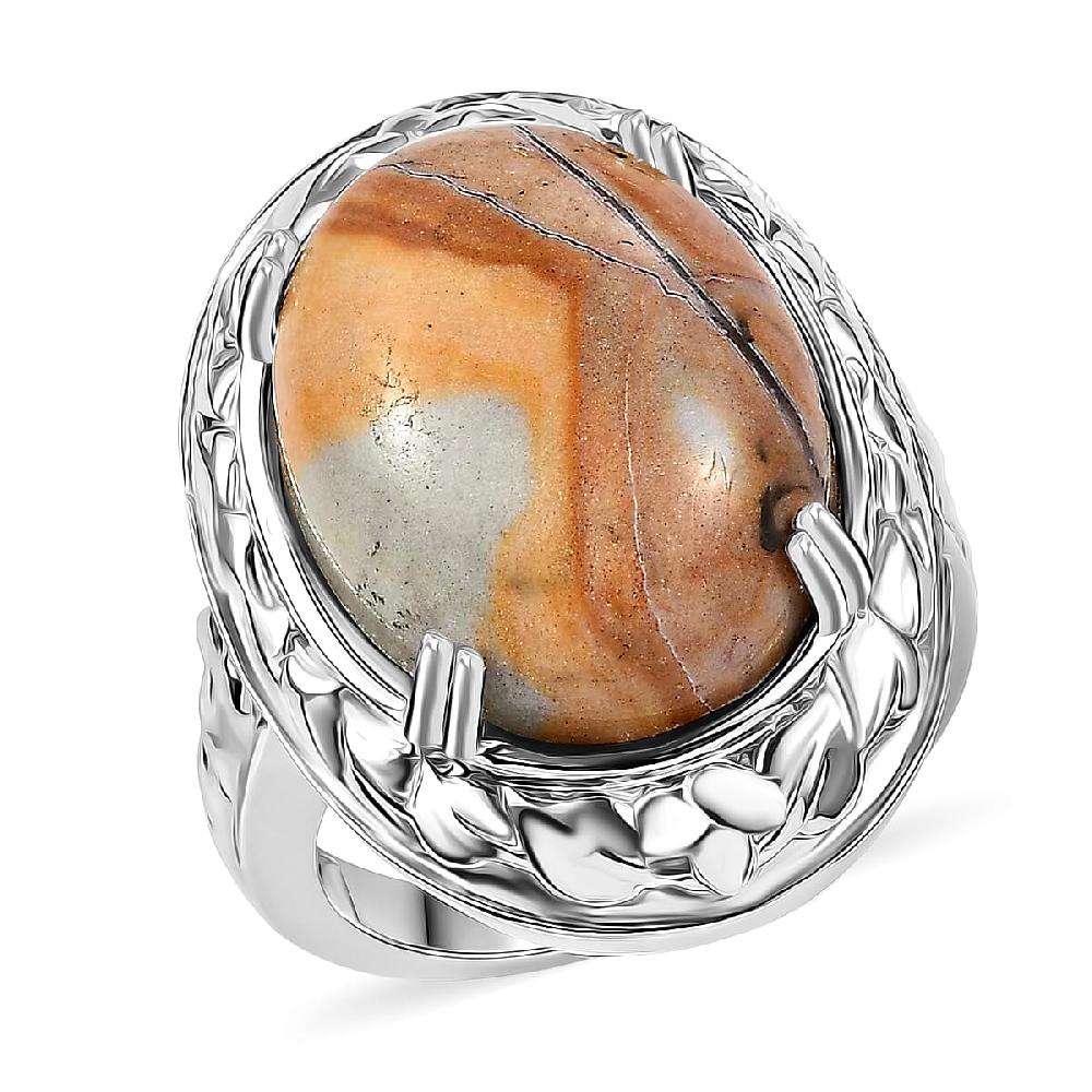 EverTrue Cherry Creek Solitaire Ring in Stainless Steel 16.10 ctw