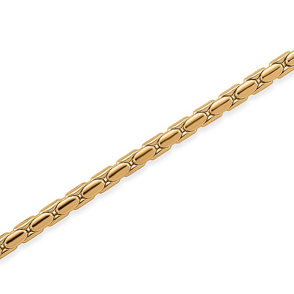 EverTrue Geometric Chain Necklace 20 Inches In 18K YG Plated