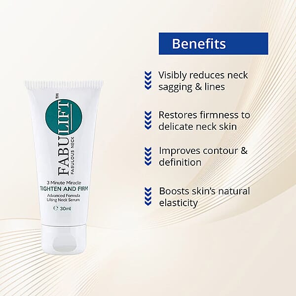 FabuLift Fabulous Neck Tighten And Firm Lifting Neck Serum (1oz)
