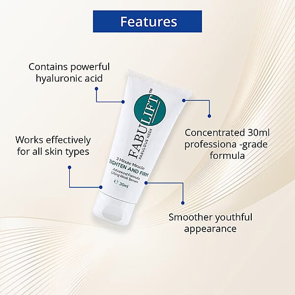 FabuLift Fabulous Neck Tighten And Firm Lifting Neck Serum (1oz)