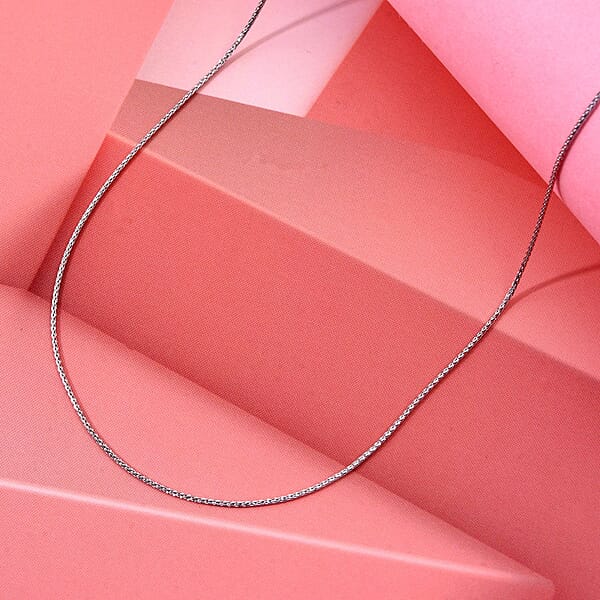 Fancy Foxtail Chain Necklace In 950 Platinum 2.85 Grams 20 Inches