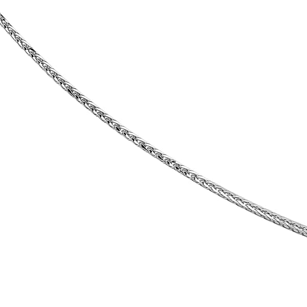 Foxtail Chain Necklace In 950 Platinum 2.85 Grams 20 Inches