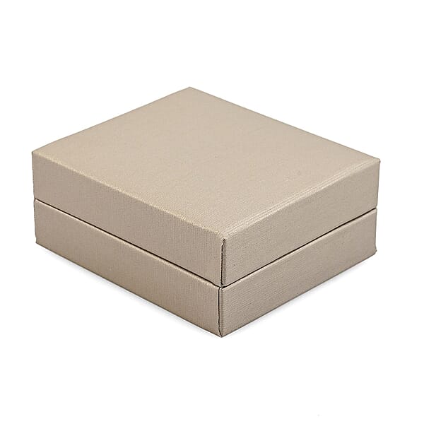 Golden Faux Leather And Rose Red Velvet LED Light Packaging Box