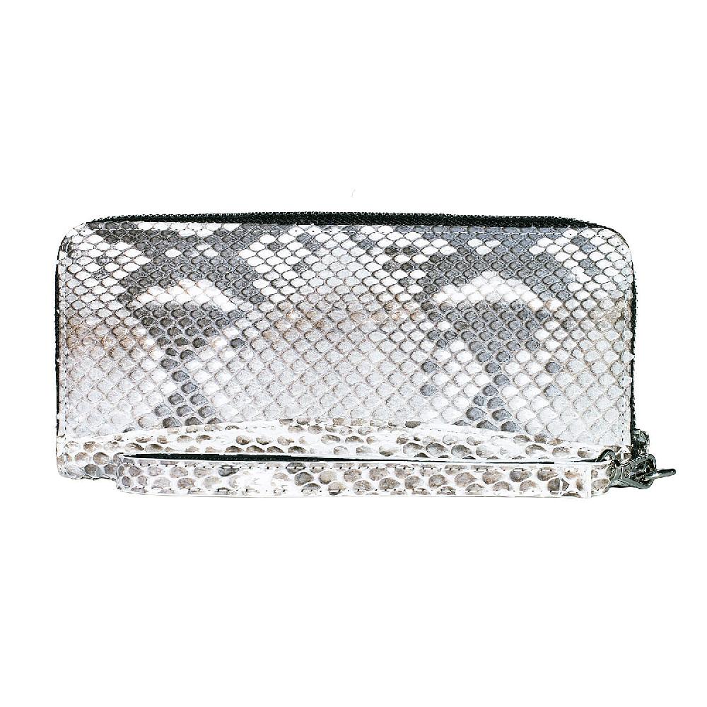 Grand Pelle Natural Genuine Python Leather Wallet
