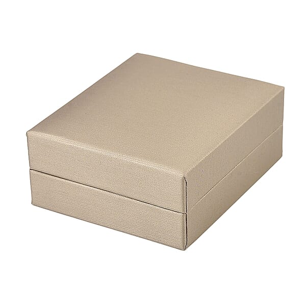 Gray Faux Leather And Black Velvet LED Light Packaging Box