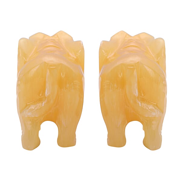 Hand Carved Elephant In Serpentine (3198ctw) Home Decor Figurine Decorative Figurine Living Room Decor