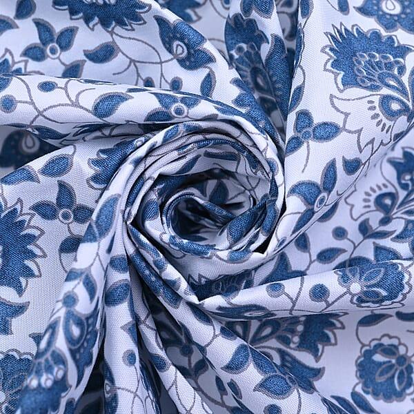 Homesmart Elegant Floral Print Pattern 6 Pcs Microfiber Sheet Set (with 14 Deep Pocket) - King Bed Sheets Fitted Sheet Bed Sheet Set Microfiber Sheets