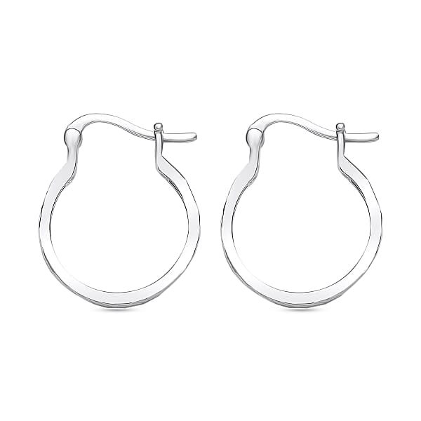 Hoop Earrings In 950 Platinum 3.40 Grams (Del. In 10-12 Days)