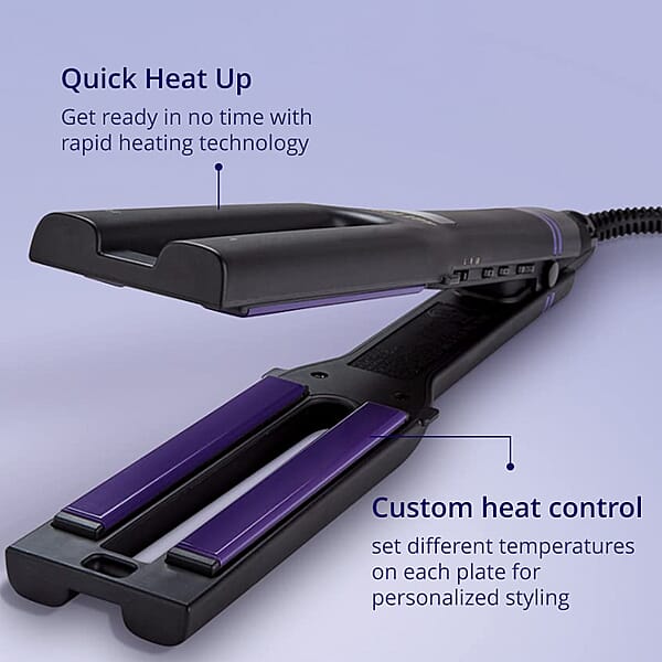 Hot Tools Pro Signature Dual Plate Charcoal Ceramic Flat Iron