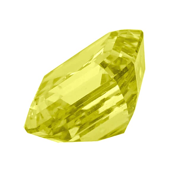 IGI Certified 1.00 Ctw Lab Grown Yellow Diamond Loose Gemstone – VS2 (Square Cushion Cut)