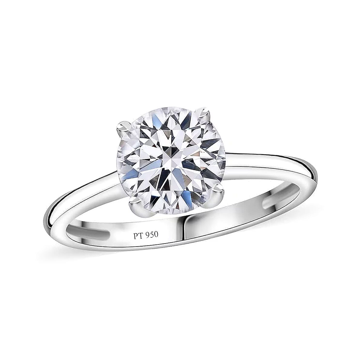 IGI Certified Luxuriant Lab Grown Diamond G VS 3.00 ctw Ring in 950 Platinum