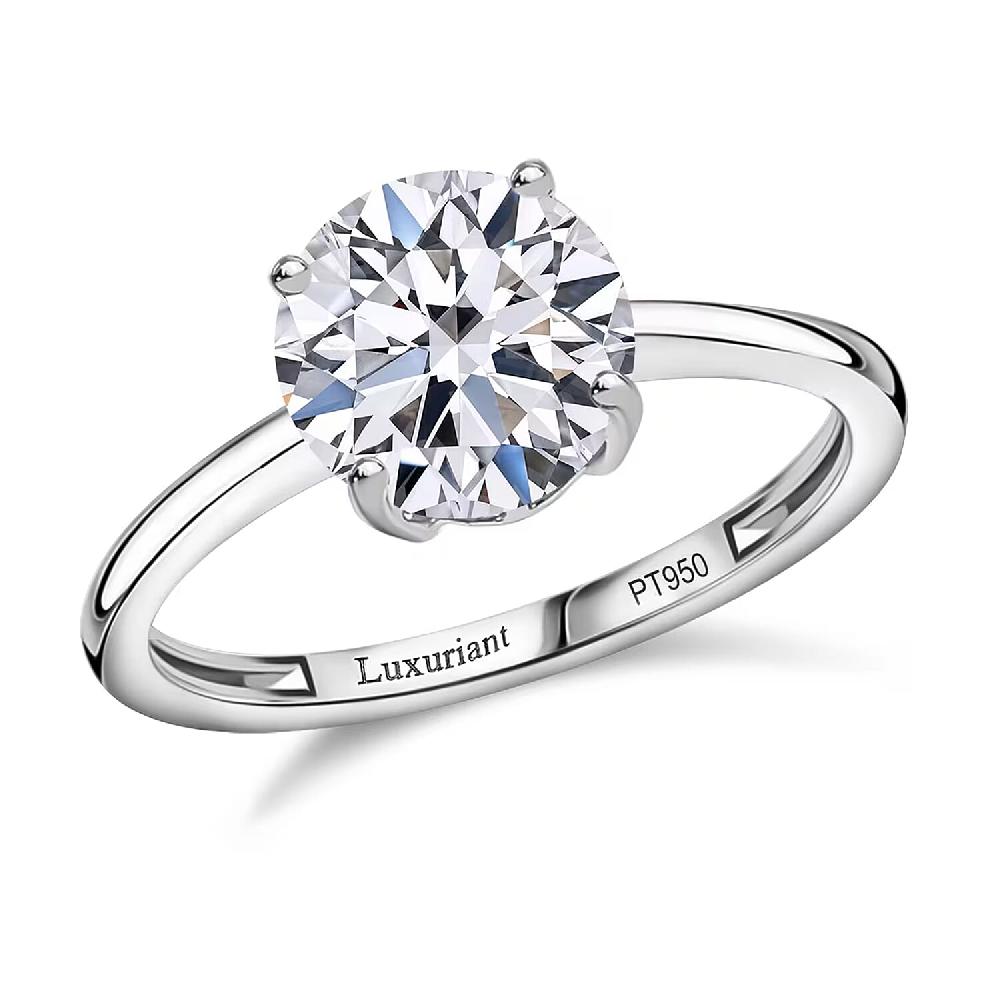 IGI Certified Luxuriant Lab Grown Diamond G VS 3.00 ctw Ring in 950 Platinum
