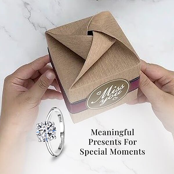 IGI Certified Luxuriant Lab Grown Diamond G VS2 3.00 Ctw Solitaire Ring In 950 Platinum 4.75 Grams