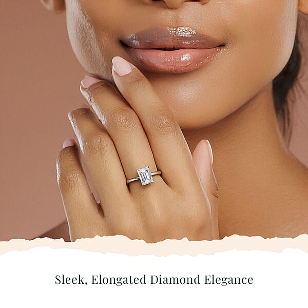 IGI Certified Luxuriant Lab Grown Diamond G VS2 5.00 Ctw Ring In 950 Platinum (Size 8.0) 4.80 Grams