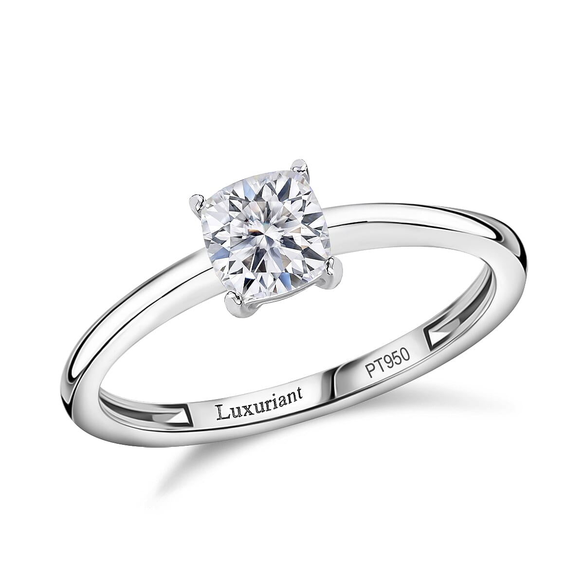 IGI Certified Luxuriant Lab Grown Diamond GH VS 1.00 ctw Ring in 950 Platinum