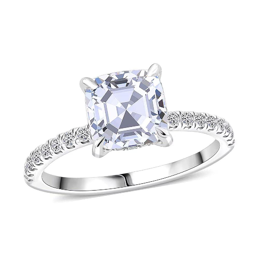IGI Certified Luxuriant Lab Grown Diamond SI1-SI2 2.25 ctw Ring in 14K White Gold