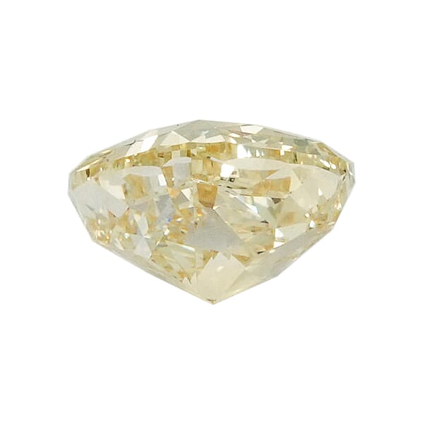 IGI Certified Luxuriant Lab Grown Yellow Diamond (VS2) (Sqr Cush) 1.00 Ctw