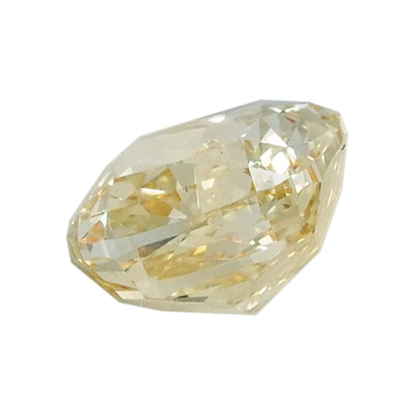 IGI Certified Luxuriant Lab Grown Yellow Diamond (VS2) (Sqr Cush) 1.00 Ctw
