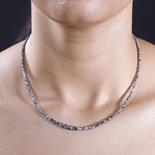 Iliana AAA Narsipatnam Alexandrite 30.00 Ctw Beaded Necklace 18-20 Inches In 18K Yellow Gold
