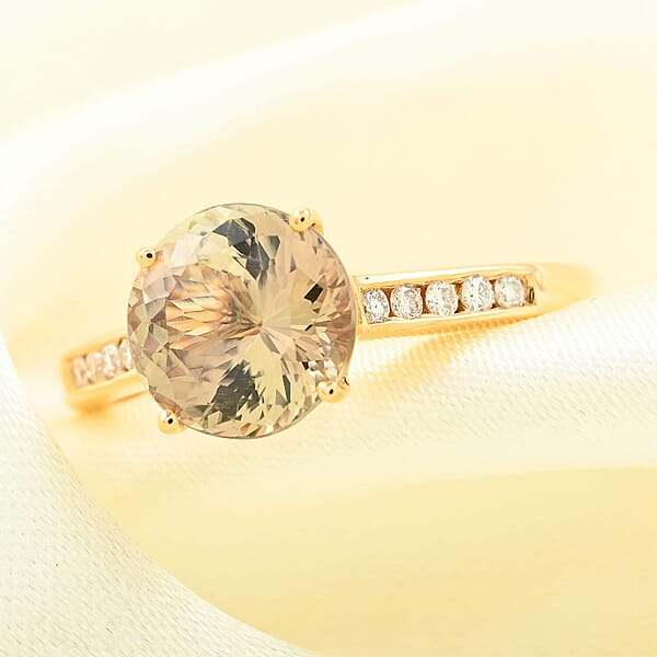 Iliana AAA Turkizite Diamond (G-H SI) Ring In 18K Yellow Gold 2.40 Ctw