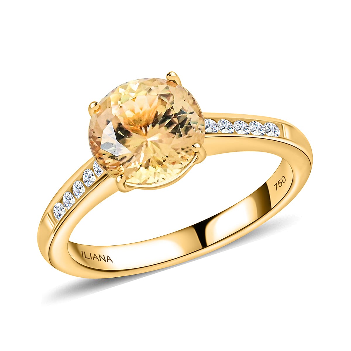 Iliana AAA Turkizite Diamond Ring in 18K Yellow Gold 2.40 ctw