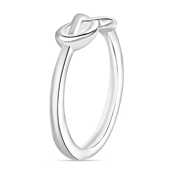 Infinity Ring In 10K White Gold 2.70 Grams (Del. In 10-12 Days)