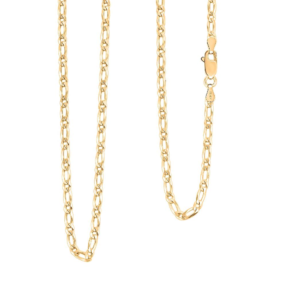 Italian Cuban Link Chain Necklace in 14K Yellow Gold Over Sterling Silver 5.70 Grams 24 Inches