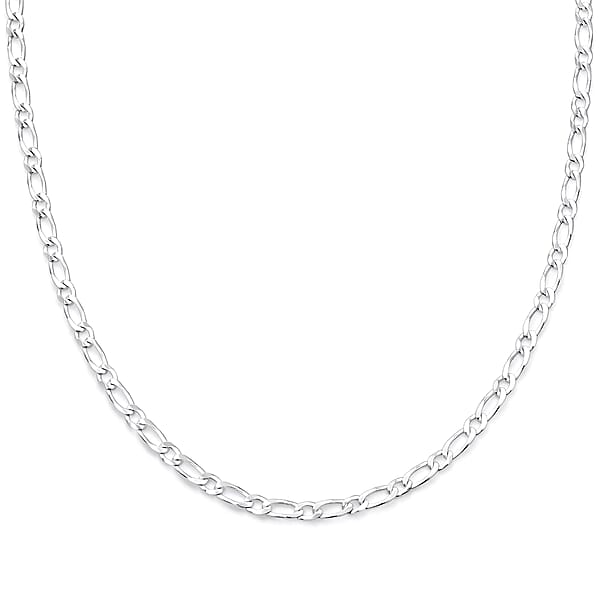 Italian Cuban Link Chain Necklace In Sterling Silver 5.70 Grams 24 Inches