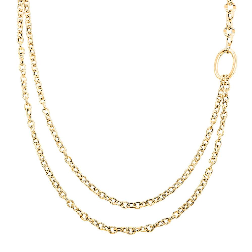 Italian Link Chain Necklace in 10K Yellow Gold 9.40 Grams 18-20 Inches