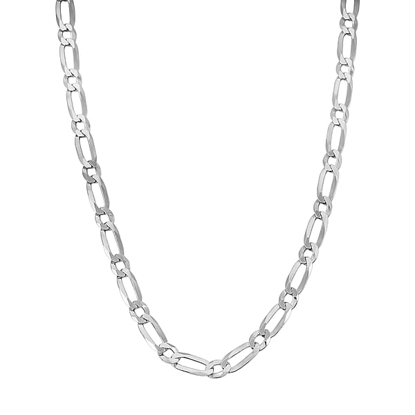 Italian Link Chain Necklace In Sterling Silver 10.50 Grams 24 Inches