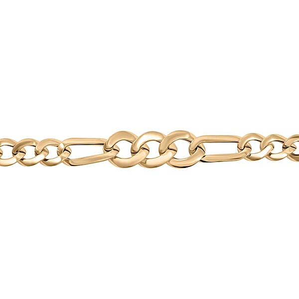 Italian Ponte Vecchio Grumetta Chain Bracelet In 10K Yellow Gold (7.50 In) 3.1 Grams