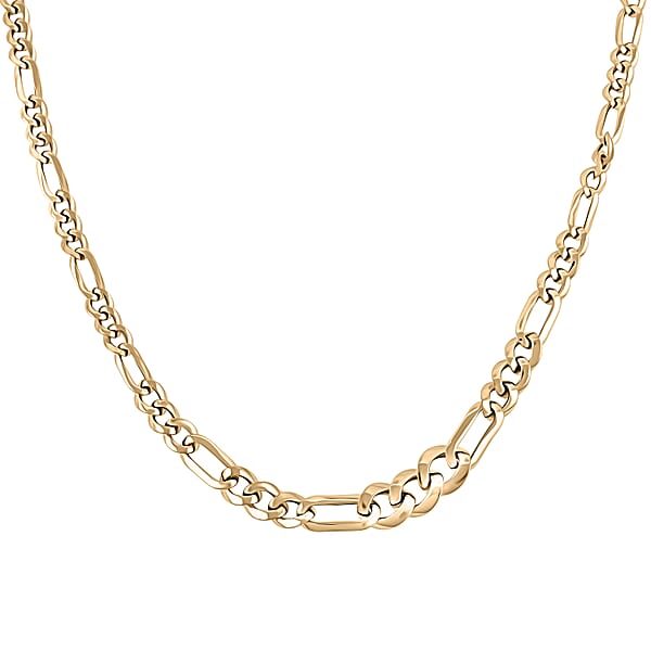 Italian Ponte Vecchio Grumetta Chain Necklace In 10K Yellow Gold 5.90 Grams 18-20 Inches