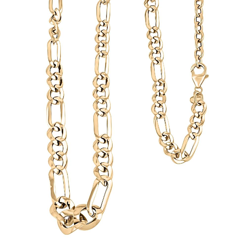 Italian Ponte Vecchio Grumetta Chain Necklace in 10K Yellow Gold 5.90 Grams 18-20 Inches