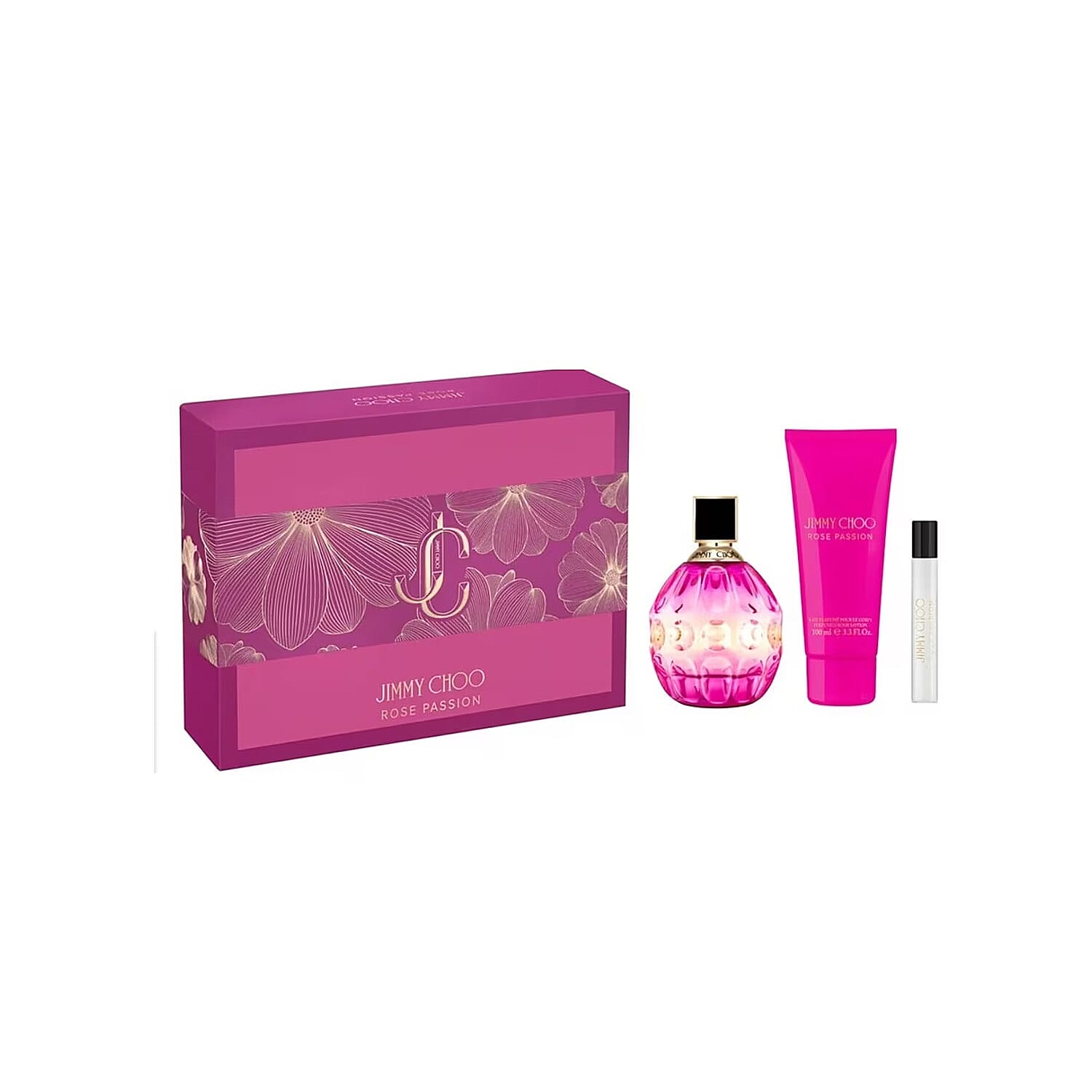 JIMMY CHOO Rose Passion 2pc Edp Spray and Body Lotion