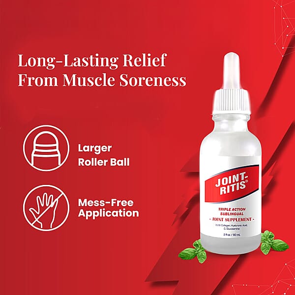 JOINT-RITIS Triple Action Sublingual Joint Supplement (2oz) Made In US (Ships In 5-7 Business Days)
