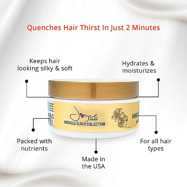 Joyce Giraud Miracle Elixir Collection 2-Minute Hair Mask (8oz)