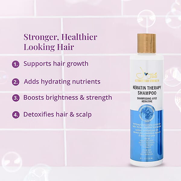 Joyce Giraud Ultimate Hair Strength Keratin Therapy Shampoo (8oz)