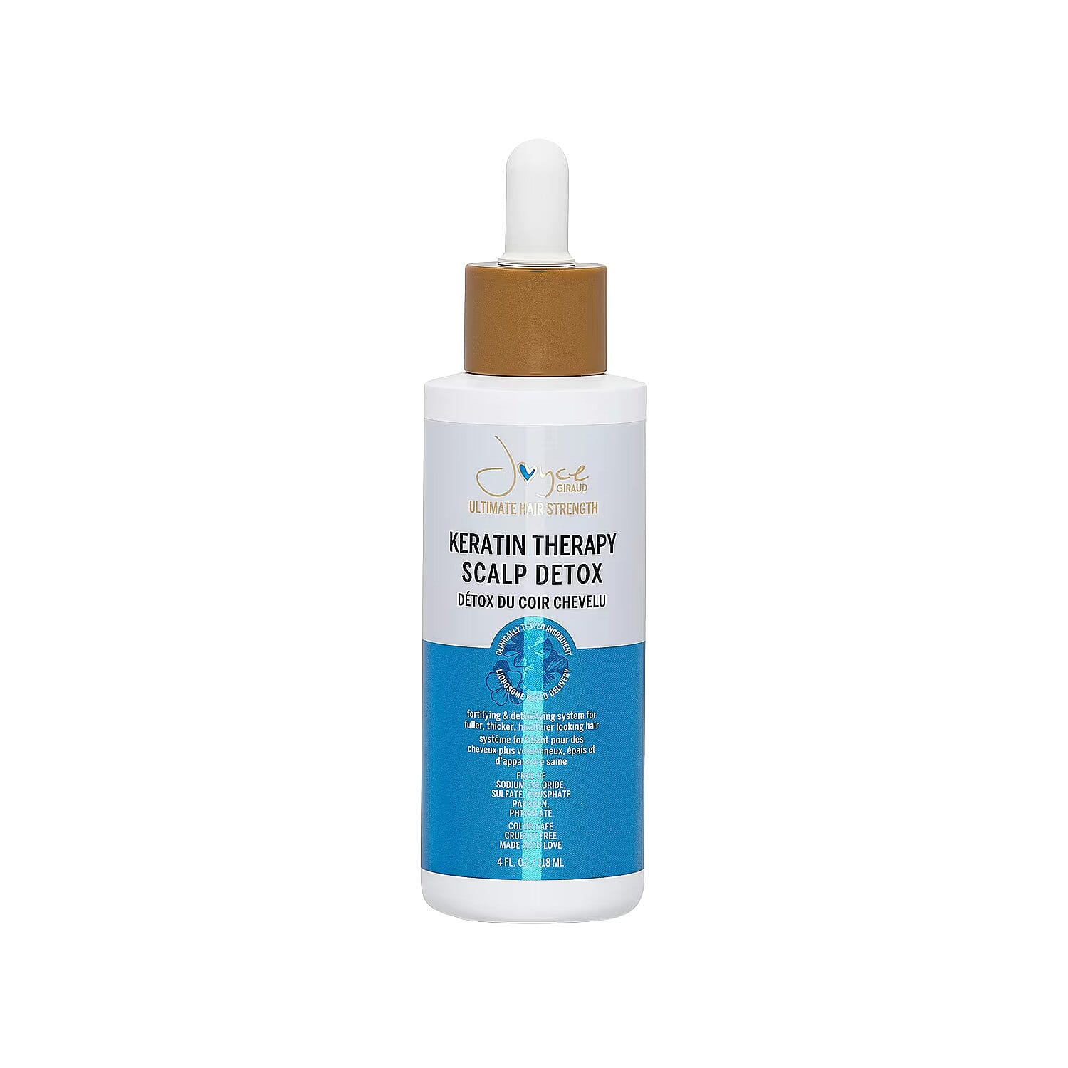 Joyce Giraud Ultimate Hair Strength Keratin Therapy Scalp Detox (4oz)