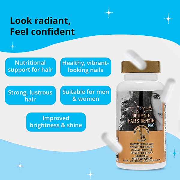 Joyce Giraud Ultimate Hair Strength Supplements 60-Day Supply 120 Capsules