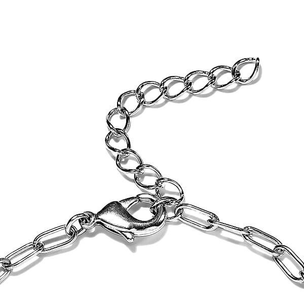 Karis Thai Black Spinel Bracelet In Platinum Bond (6.50 In) 3.85 Ctw