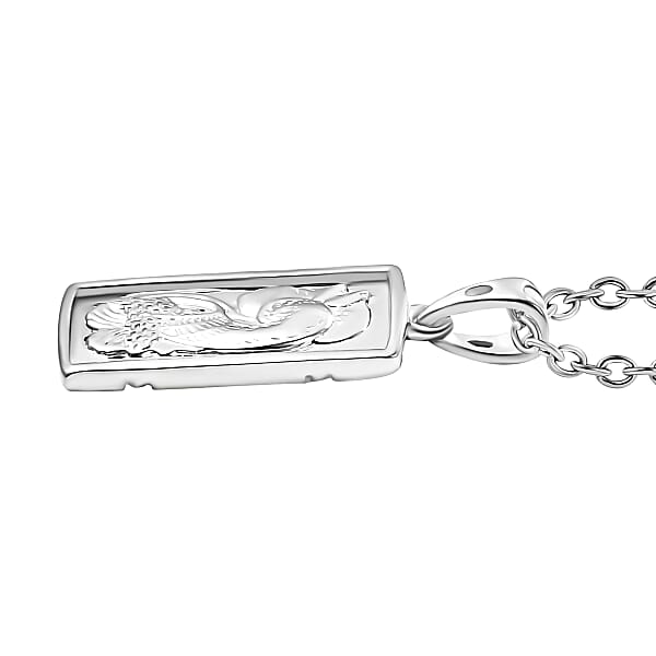 Koi Fish Pendant Necklace In 10K White Gold 2 Grams 20 Inches (Del. In 10-12 Days)